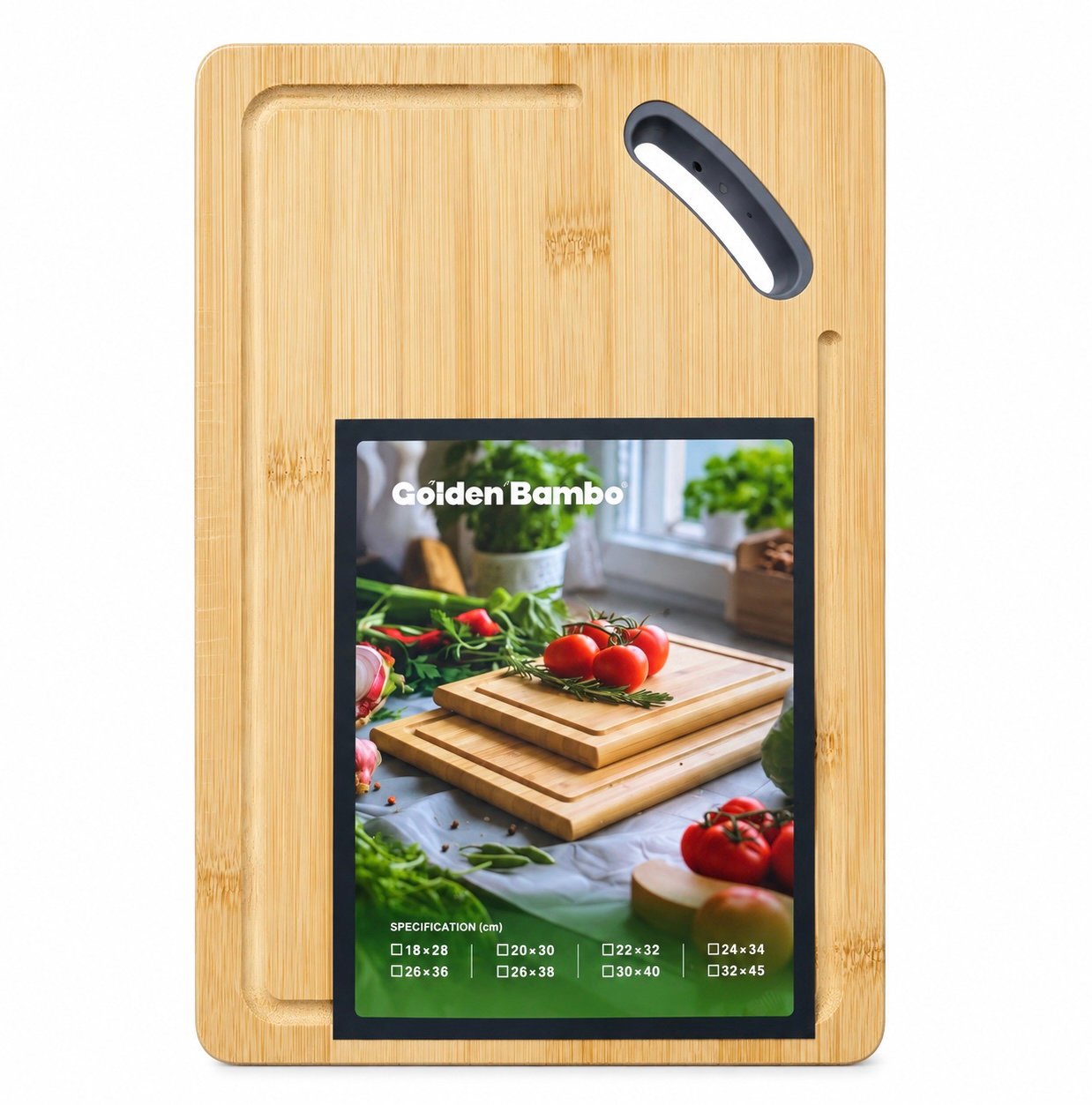 PLANCHE A DECOUPER EN BAMBOU 38X28CM 753051