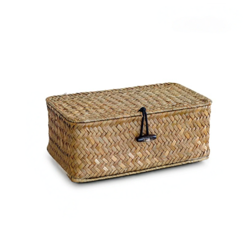 COFFRET EN OSIER PM 23X13X8CM