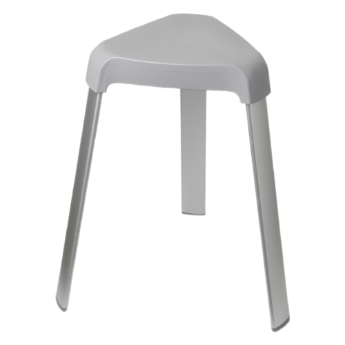 ANR TABOURET SDB GM 29X45CM GRIS