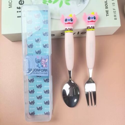 STITCH COUVERT ENFANT ROSE