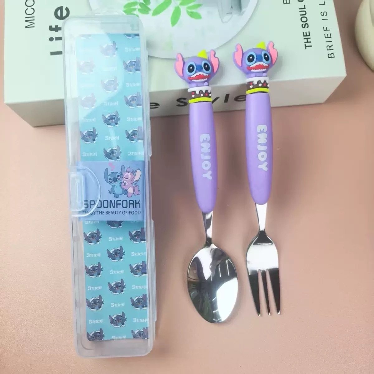 STITCH COUVERT ENFANT VIOLET