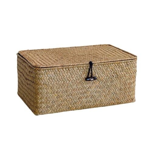COFFRET EN OSIER GM 29X19X13CM