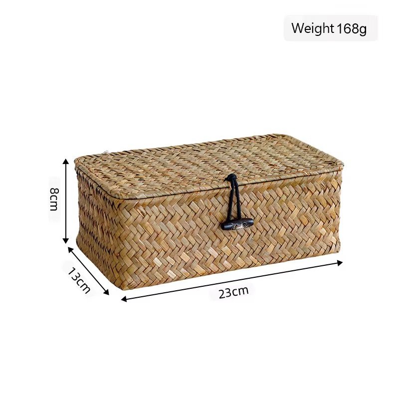 COFFRET EN OSIER PM 23X13X8CM – Image 2
