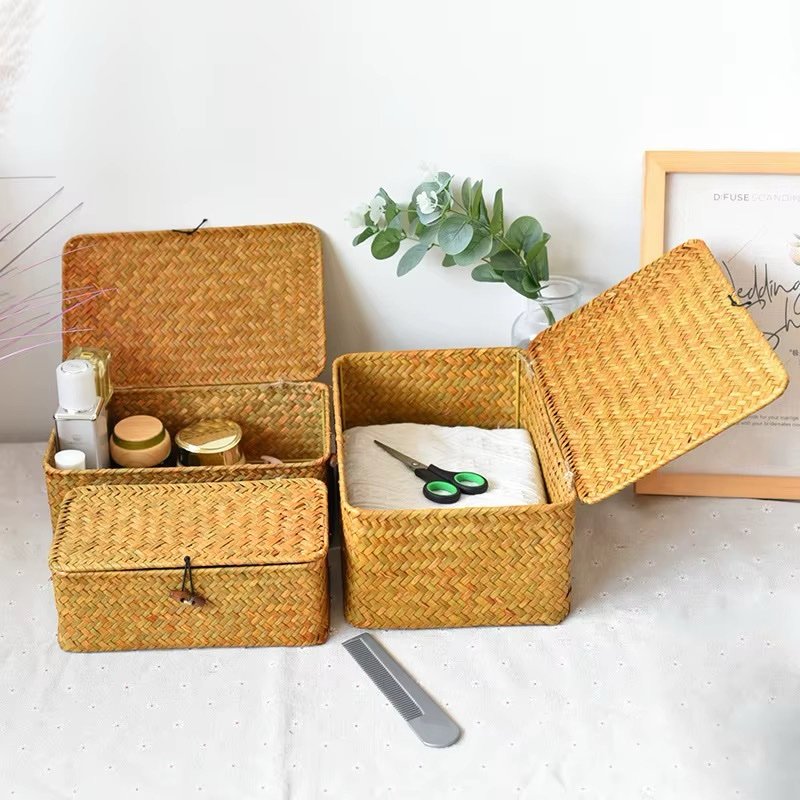 COFFRET EN OSIER PM 23X13X8CM – Image 4