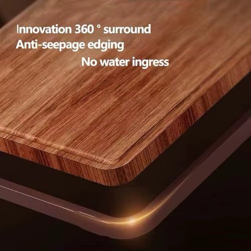 PLANCHE A DECOUPER DOUBLE FACES INOX/EBENE 39X27CM B8886 – Image 5