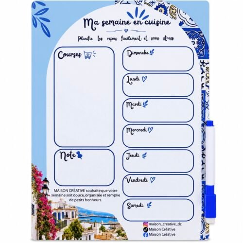 MENU DE SEMAINE MAGNETIQUE MÉDITERRANÉE