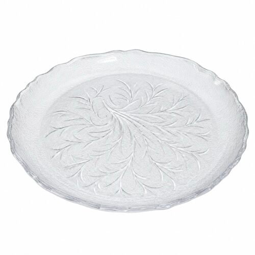BOTANICA ASSIETTE CREUSE TRANSPARENTE 21.5X3CM