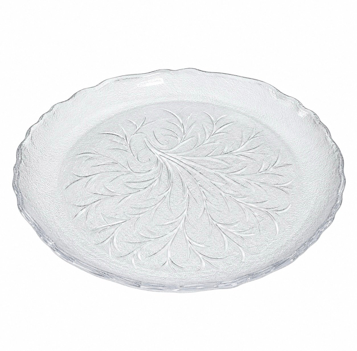BOTANICA ASSIETTE CREUSE TRANSPARENTE 21.5X3CM