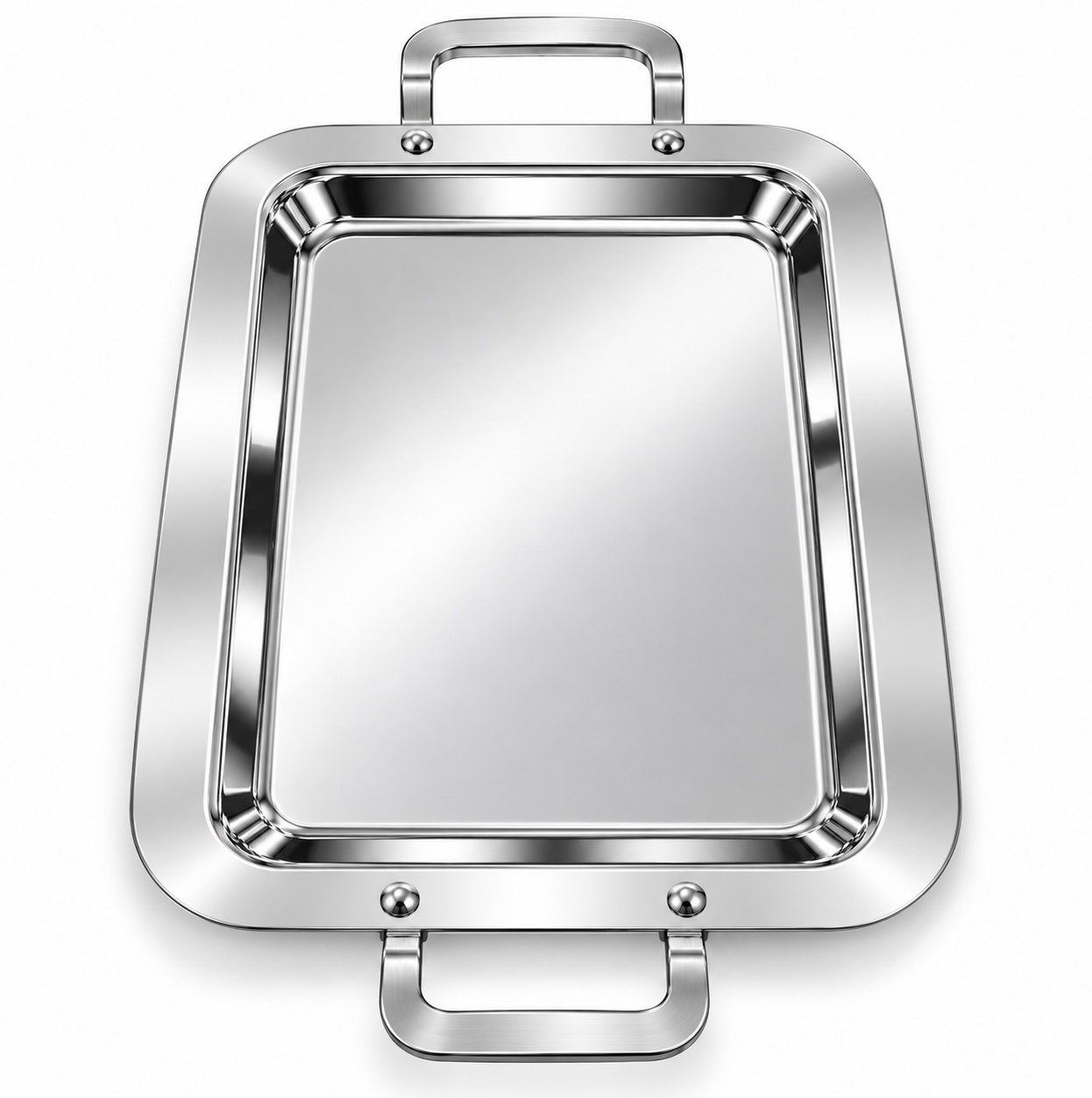MBB PLATEAU EN INOX RECTANG 52.5X38CM 006526
