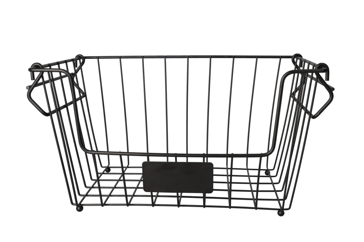 DANNY HOME PANIER DE RANGEMENT 34X22X17.5CM NOIR – Image 2